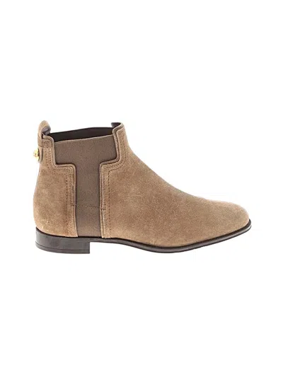 Pre-owned Tod's Ankle Boots In Brown