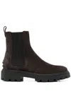 Tod's Ankle Boots With Decorative Studs In Black