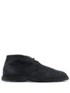 Tod's Ankle Boots With Lace-up Detail In Blue
