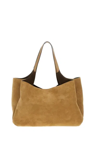 Tod's Apa Medium 2-handle Bag In Neutral