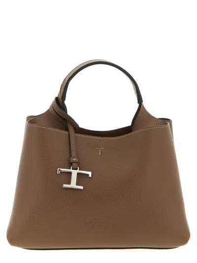 Tod's Apa Micro Handbag In Brown