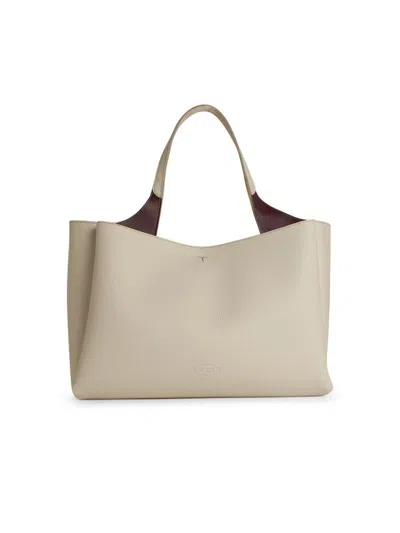 Tod's 'apa' White Leather Bag