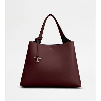 Tod's Bag In Leather Medium In White