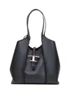 Tod's Structured Grained Top Handle Shopper