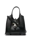 Tod's Borsa Tote Timeless Con Placca Logo In Black