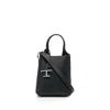 Tod's Logo-plaque Tote Bag In Black