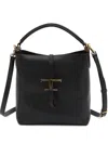 Tod's T-timeless Mini Leather Bucket In Black