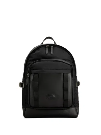 Tod's Backpack In Fabric Medium In Black