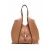 Tod's Leather Tote Bags In Brown
