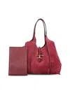 Tod's T Timeless Medium Tote In Red