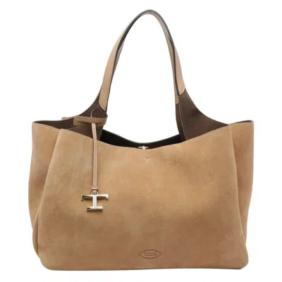 Tod's Tods Logo Shoulder Bag In Sand