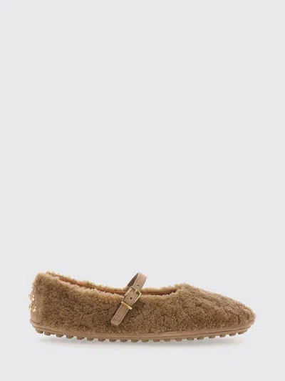 Tod's Ballet Flat Woman Color Beige In Multi