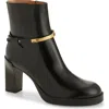 Tod's Bar Block Heel Ankle Boot In Animal Print