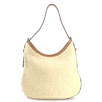 Pre-owned Tod's Beige Brown Leather Shoulder Bag () In Multi