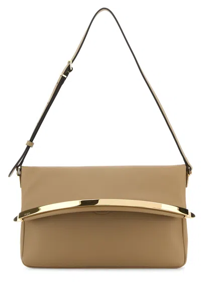Tod's Beige Leather Shoulder Bag