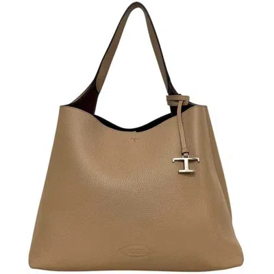 Pre-owned Tod's Beige Leather Tote Bag ()