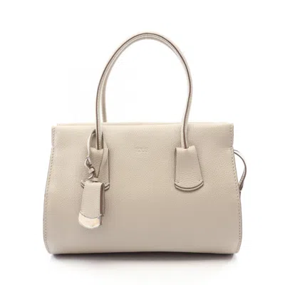 Pre-owned Tod's Beige Leather Tote Bag ()