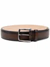 Tod's Adjustable Smooth Finish Belt In Brown
