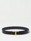 Tod's Belt In Smooth Leather In Black
