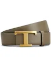 Tod's T Timeless Reversible Belt In Leather