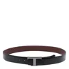Tod's Adjustable Reversible Belts Metallic Buckle In Black