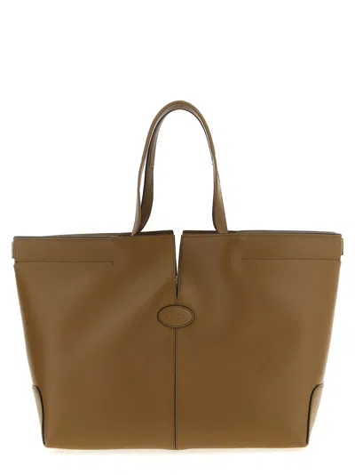 Tod's Bicolor Calfskin Tote Women's Bag