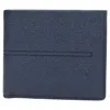 Tod's Bifold Wallet In Navy Blue Saffiano Leather