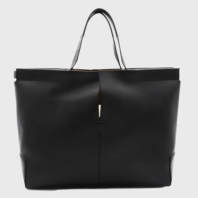 Tod's Black Leathe Di Bag Tote