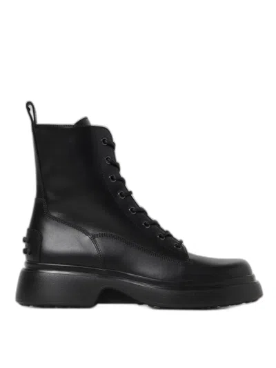 Tod's Black Leather Ankle Boots