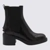 Tod's Black Leather Boots In Black