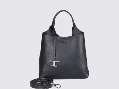 Tod's Black Leather Handle Bag