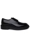TOD'S TOD'S BLACK LEATHER LACE UP SHOES
