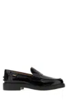 Tod's Gomma Leather Penny Loafers In Black
