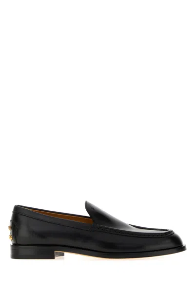 Tod's Cuoio 07m Pantofola Gommini Metallo In Black