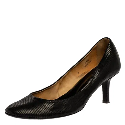 Tod's Black Leather Pumps