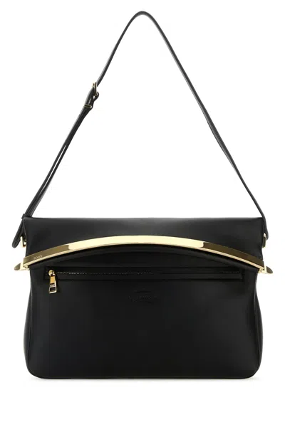 Tod's Black Leather Shoulder Bag
