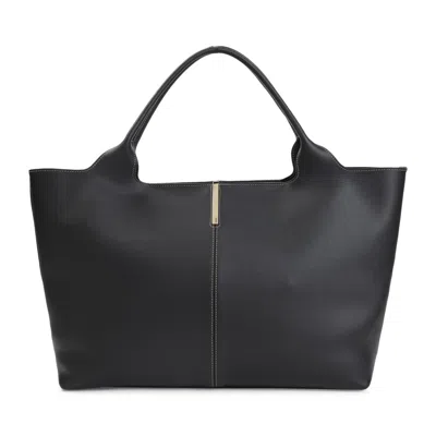 Tod's Black Leather Shoulder Bag