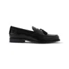 Tod's Black Nappa Leather Loafer In Black