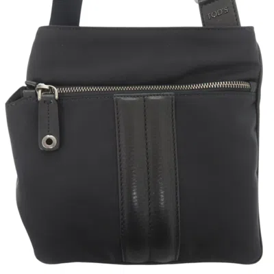 Pre-owned Tod's Black Nylon Leather Shoulder Bag ()