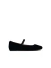 Tod's Black Velvet Ballet Flats
