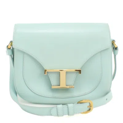 Pre-owned Tod's Blue Leather Shoulder Bag ()