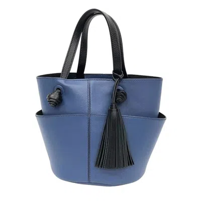 Pre-owned Tod's Blue Leather Tote Bag ()