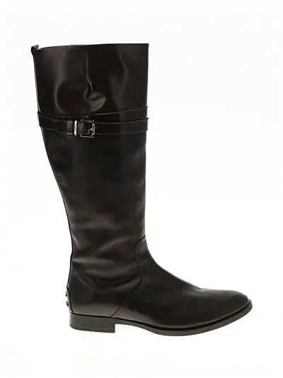 Pre-owned Tod's Boots In Black