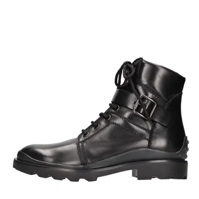 Tod's Boots Black In Nero Neri E Grigi