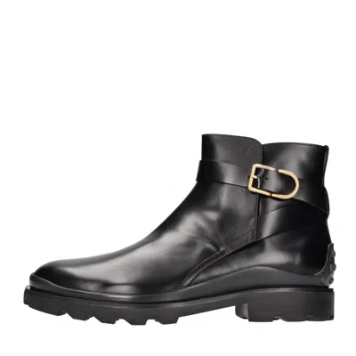 Tod's Boots Black In Nero Neri E Grigi