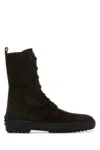Tod's Ankle Boots High-top Silhouette In Brown