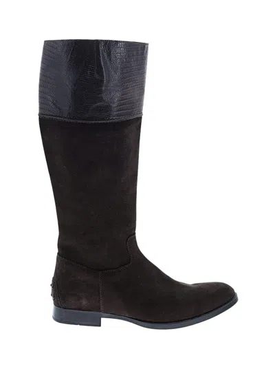 Pre-owned Tod's Boots In Brown