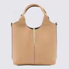 Tod's Cream Leather Top Handle Bag