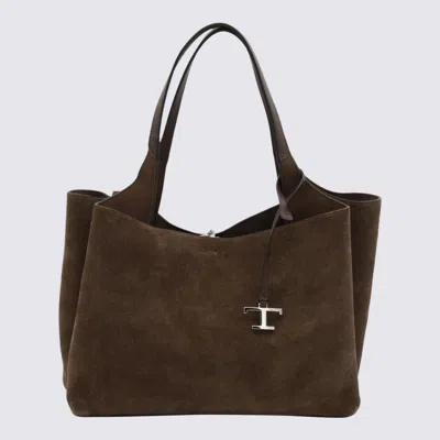 Tod's Tods Logo Shoulder Bag In Brown