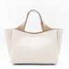 Tod's White Leather Mini Top Handle Bag